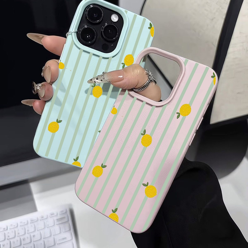 Shockproof Cute Lemon Pattern  - đánh giá và giá Phone Cases Luxury