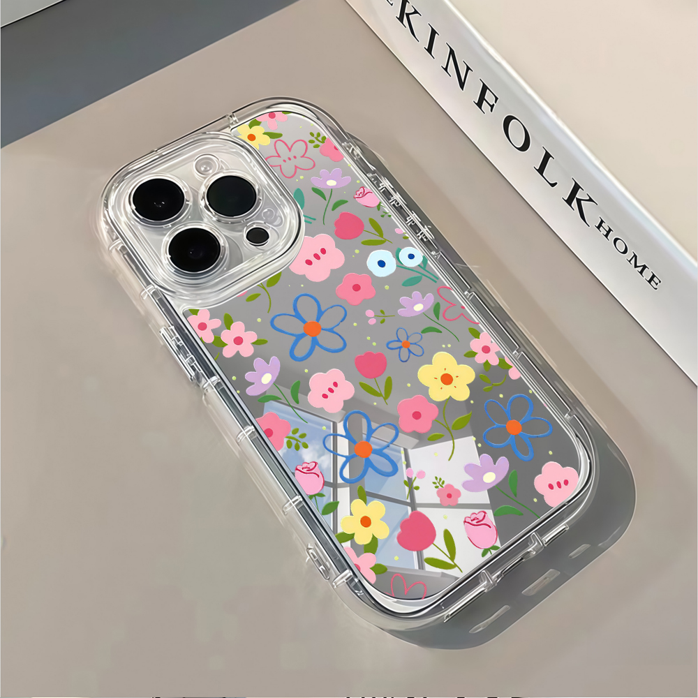 Korean Ins Style Floral Silver - đánh giá và giá Phone Cases Korean