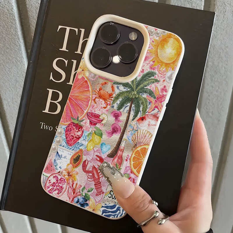 Summer Beach Party Collage Pat - đánh giá và giá Phone Cases Beach