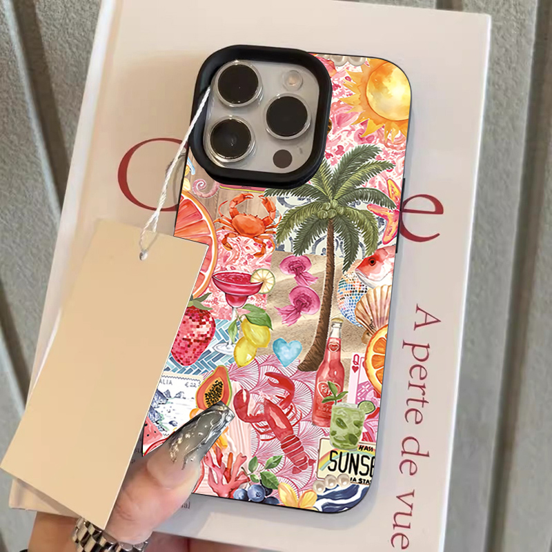 Summer Beach Party Collage Pat - đánh giá và giá Phone Cases Beach