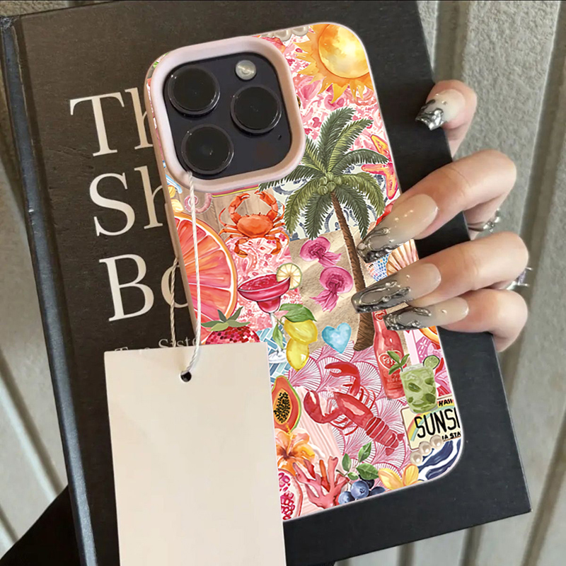 Summer Beach Party Collage Pat - đánh giá và giá Phone Cases Beach
