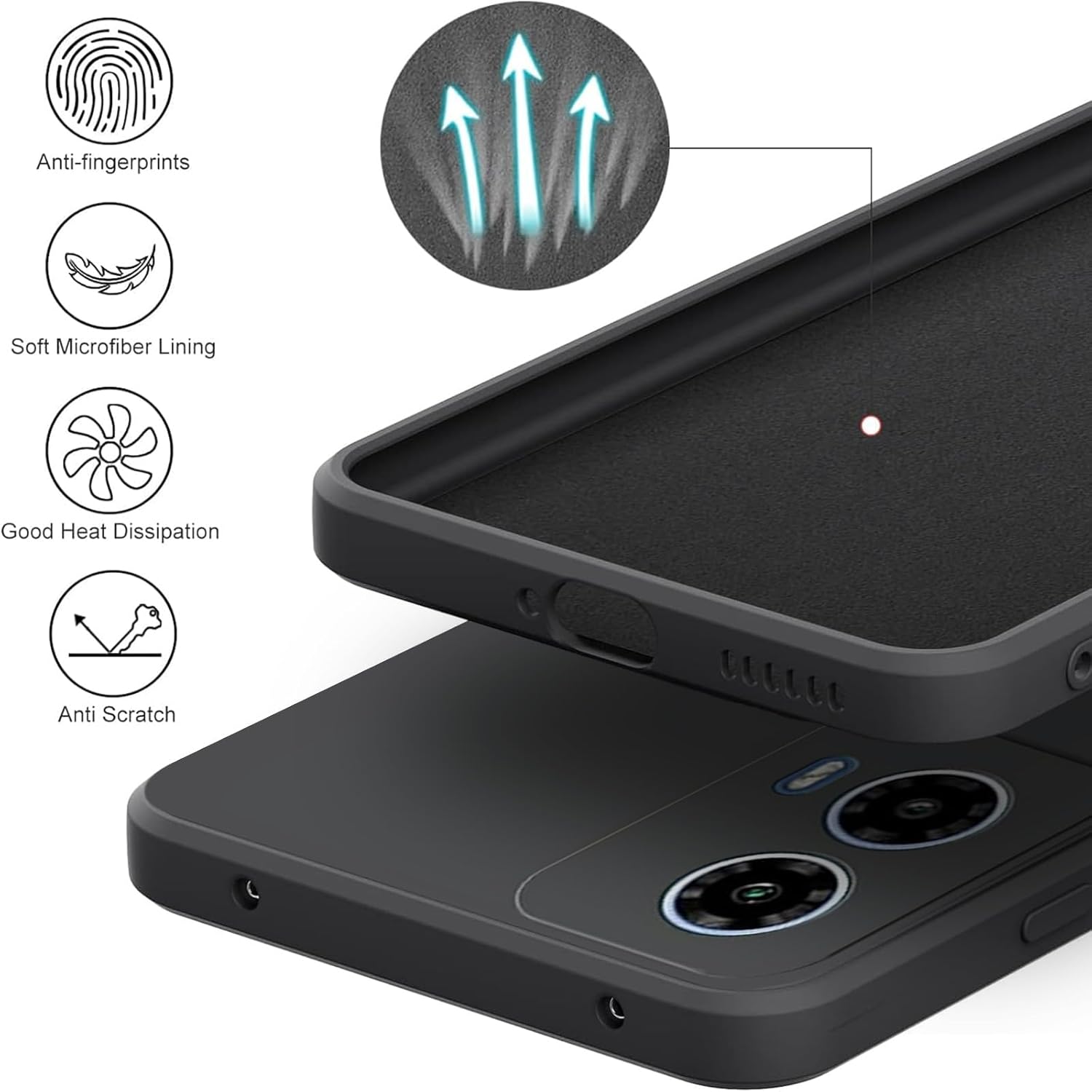 Liquid Silicone TPU Case For M - đánh giá và giá Phone Cases Moto G 2025