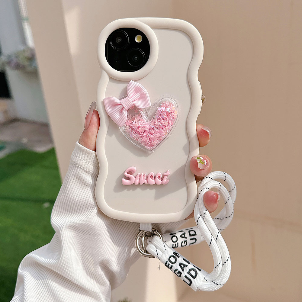 Love Heart Bow Wavy Soft Phone - đánh giá và giá Phone Cases Nyc