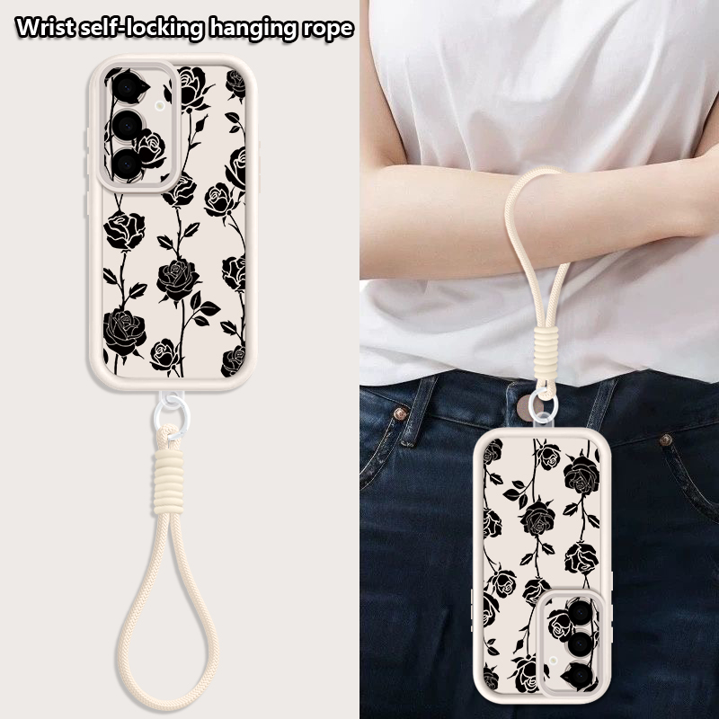 Flower Pattern Lanyard Phone C - đánh giá và giá Phone Cases Galaxy A17
