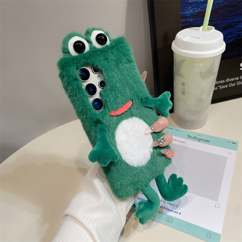 Plush Frog Phone Case, Cute Gr - đánh giá và giá Phone Cases For Samsung Galaxy