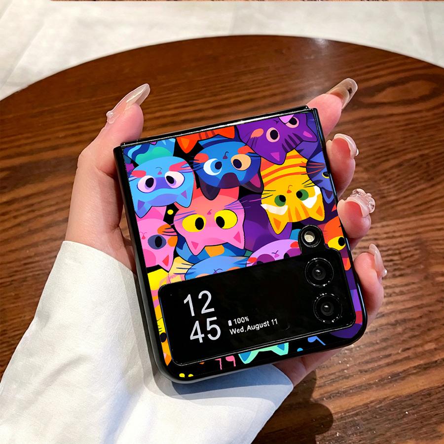 Full Cover Cat Phone Cover Cas - đánh giá và giá Phone Cases Z Flip 5